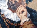 Portrait of a Philosopher Mosaic close-up