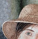 Portrait of a Young Woman close-up