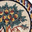Round Hisham's Tree of Life Mosaic крупным планом
