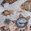 Marine Creatures Mosaic, 40" close-up