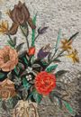 Blumenstrauß rustikal Mosaik-Wandkunst Zoom