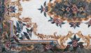 Gold Accented Pattern Rug Mosaic close-up