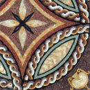 Decorative Mediterranean Braid Mosaic close-up