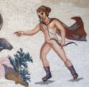 Apollo und Daphne Mosaik Zoom