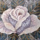 Mosaik Weiße Rose Zoom