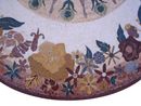 Flower Mosaic Medallion, 79" close-up
