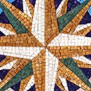 Mosaik Kompass, 110 cm Zoom