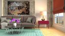 A Courtyard with Floral Accents and a Gazebo Mosaic in your home