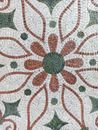 Mosaik Muster Blüte, 100 cm Zoom
