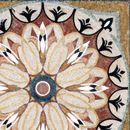 Flower-Inspired Pattern Mosaic, 48" close-up