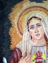 Mother Mary Mosaic, 36"x48" close-up