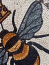 Mosaik Biene, 80 cm Zoom