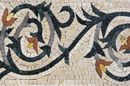 Vine Swirl Border Mosaic close-up