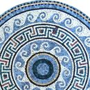 Grecian Pattern Mosaic, 48" close-up