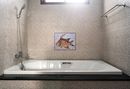Rosafarbener Drückerfisch Mosaik in Ihrem Zuhause