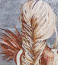 Mosaik Blonde Braut, 75x105 cm Zoom