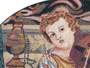 Child Playing the Violin Mosaic close-up