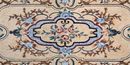 Decorative Rose and Floral Rug Mosaic close-up