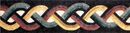 Kettenmuster Mosaik bunt, 600x20 cm Zoom