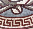 Mosaik Medusa Purpurrot, 110 cm Zoom
