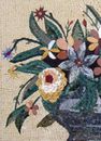 Eclectic Flower Display Mosaic close-up