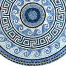 Grecian Pattern Mosaic, 48" close-up