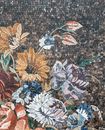 Display of Mixed Flowers Mosaic close-up