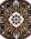 Gold Jugendstil Blattgemustertes Mosaik, 200 cm Zoom