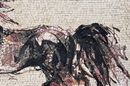 Abstract Galloping Horse Mosaic крупным планом