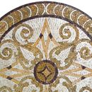 Boden-Mosaik in Brauntönen Zoom