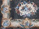 Blue Rose Rug Mosaic close-up