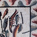 Mosaik Fische Schale Zoom