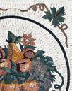 Fruit Bowl Motif Mosaic close-up