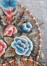 Basket of Flowers Mosaic close-up