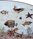 Arched Sea Life Mosaic close-up