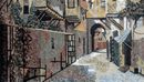Old Damascus Alley Mosaic close-up