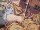 Child Playing the Violin Mosaic close-up