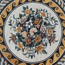 Mosaik Bordüre Blume Zoom