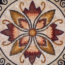 Огненный цветок, мозаика крупным планом