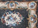 Blue Rose Rug Mosaic close-up