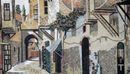 Old Damascus Alley Mosaic close-up