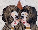 Gemini Twins Mosaic close-up