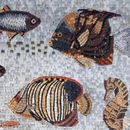 Marine Creatures Mosaic, 40" close-up