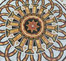 Mosaik Kreis Muster, 180 cm Zoom