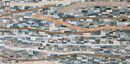 Neutral Multicolored Abstract Mosaic close-up