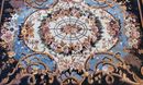 Dramatic Floral Rug close-up