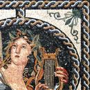 Apollo With Lyre Mosaic, 52" close-up