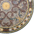 Brown and Gold Forest Floor Inspired Mosaic Tile close-up