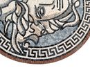Dimensional Medusa Mosaic, 44" close-up