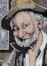 Selurtis' Man in a Brown Hat Mosaic close-up